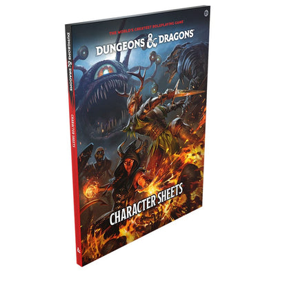 Dungeons & Dragons Rpg Character Sheets 2024 English Wizards Of The Coast