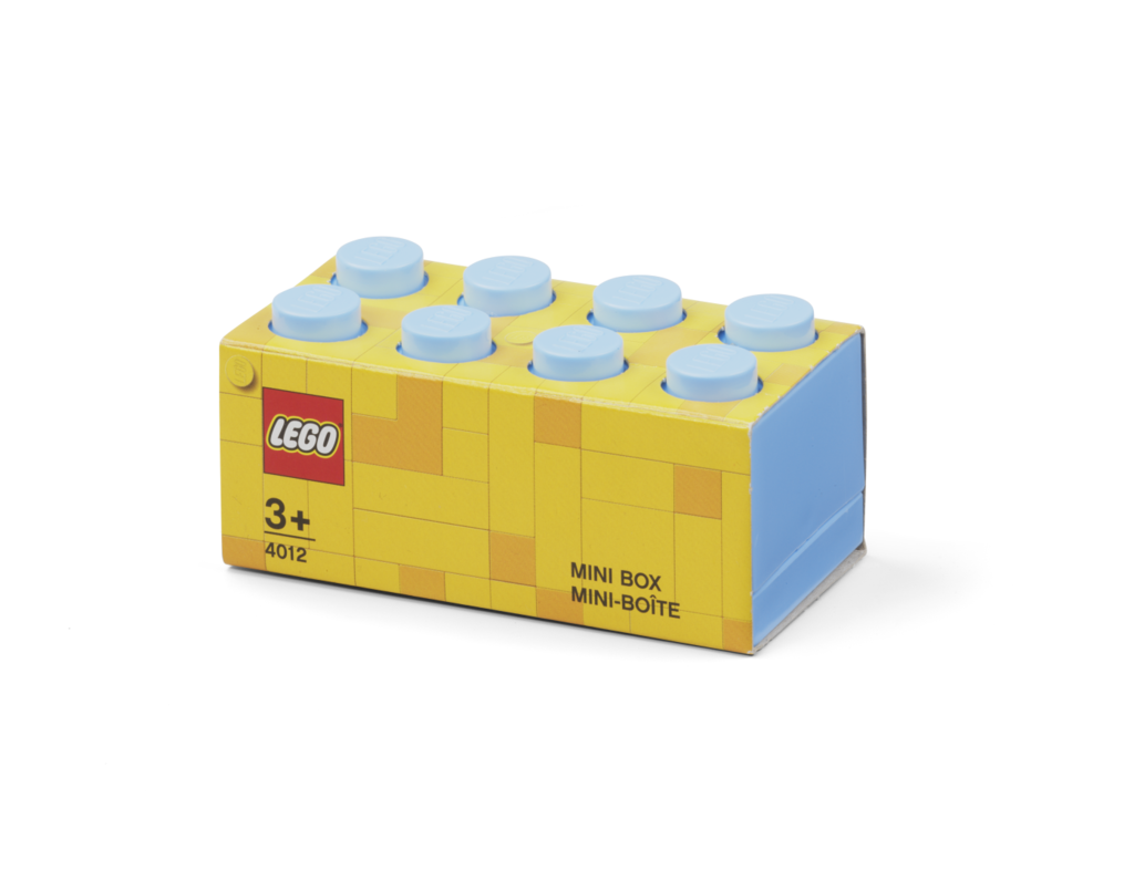 LEGO MINI BOX 8 LIGHT BLUE GADGET CONTAINER