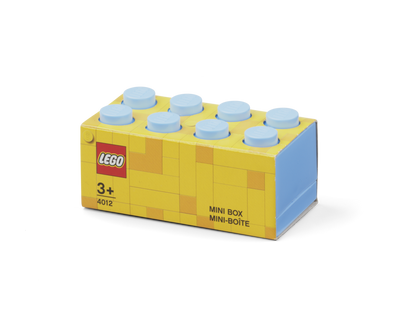 LEGO MINI BOX 8 LIGHT BLUE GADGET CONTAINER