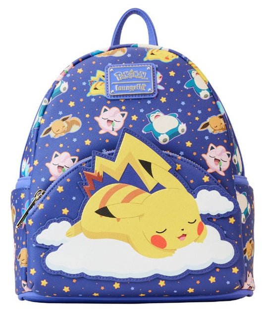 FUNKO LOUNGEFLY MINI ZAINO POKEMON PIKACHU & FRIENDS SLEEP POKEMON - FUNKO