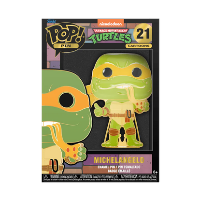TEENAGE MUTANT NINJA TURTLES- Pop Large Enamel Pin N° 21- Michelangelo
