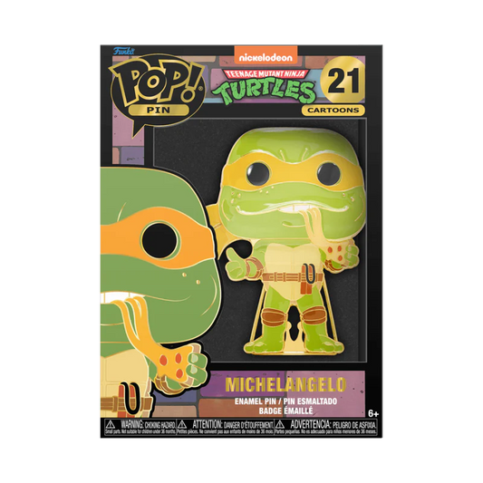 TEENAGE MUTANT NINJA TURTLES- Pop Large Enamel Pin N° 21- Michelangelo