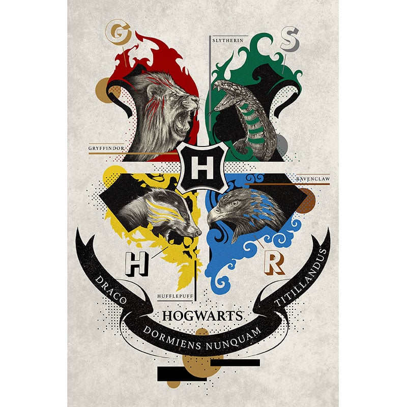 Harry Potter - Animal Crest - Poster (91.5x61)
