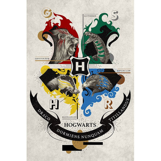 Harry Potter - Animal Crest - Poster (91.5x61)