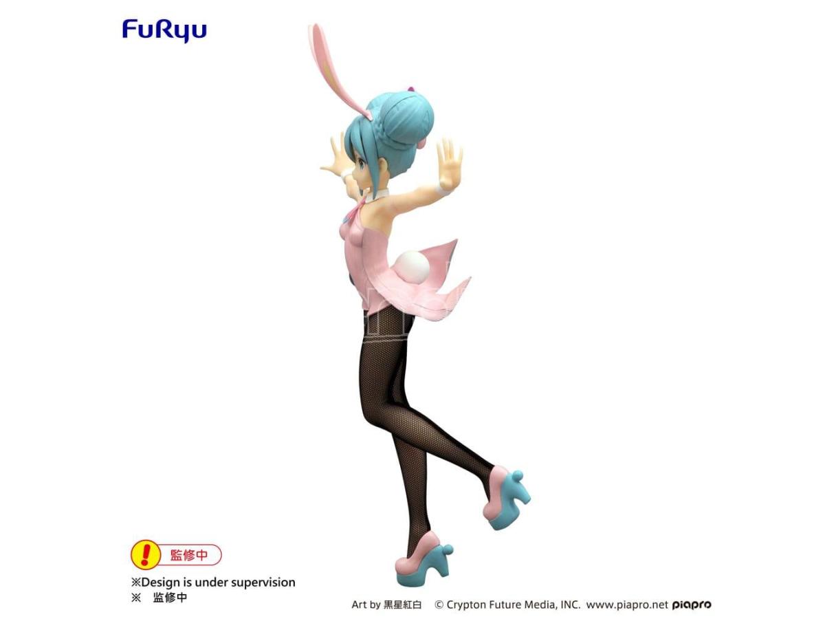 Hatsune Miku Bicute Bunnies Hatsune Miku Wink Pearl Pink figure 30cm