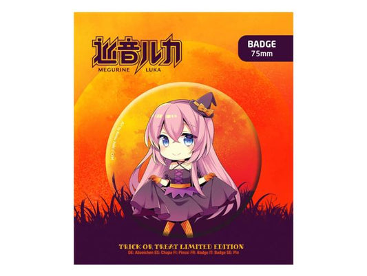 Hatsune Miku Brooch Badge Halloween Limited Edition Megurine Luka