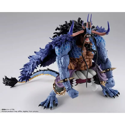 One Piece Sh. Figuarts Action Figure Kaido King Of The Beasts (man-beast Form) 25 Cm Bandai Tamashii Nations