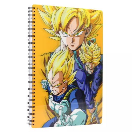 Saiyans Dragon Ball Z 3D Effect A4 Notebook