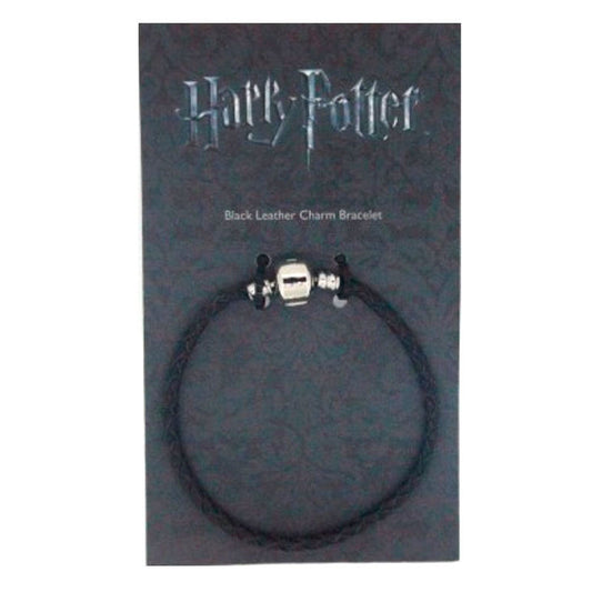 Harry Potter black leather charm bracelet I
