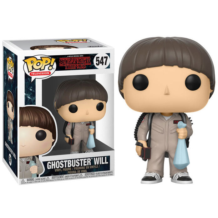 POP figure Stranger Things Ghostbuster Will 547