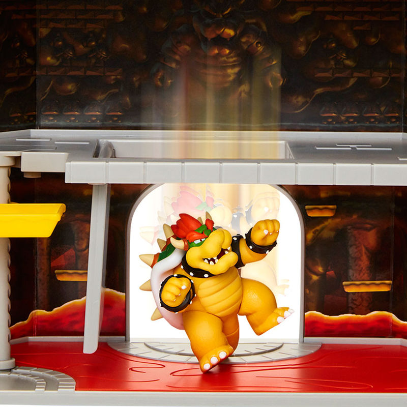 Mario Bros deluxe Bowser Castle playset