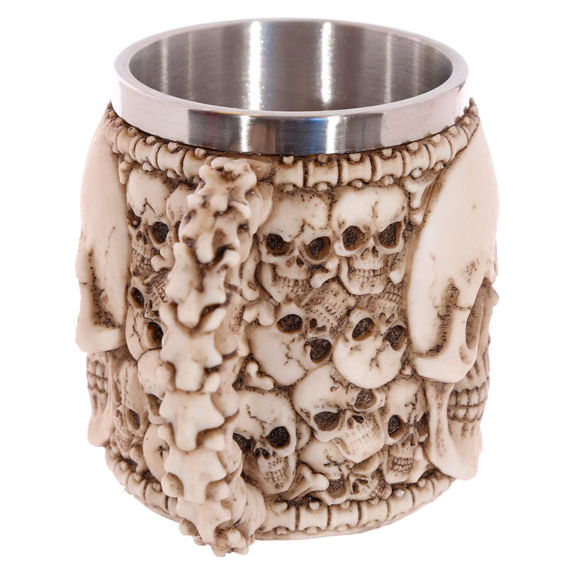 Multi Skull with Skull Emblem tankard