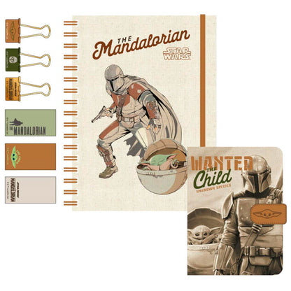 Star Wars The Mandalorian Yoda Child stationery set