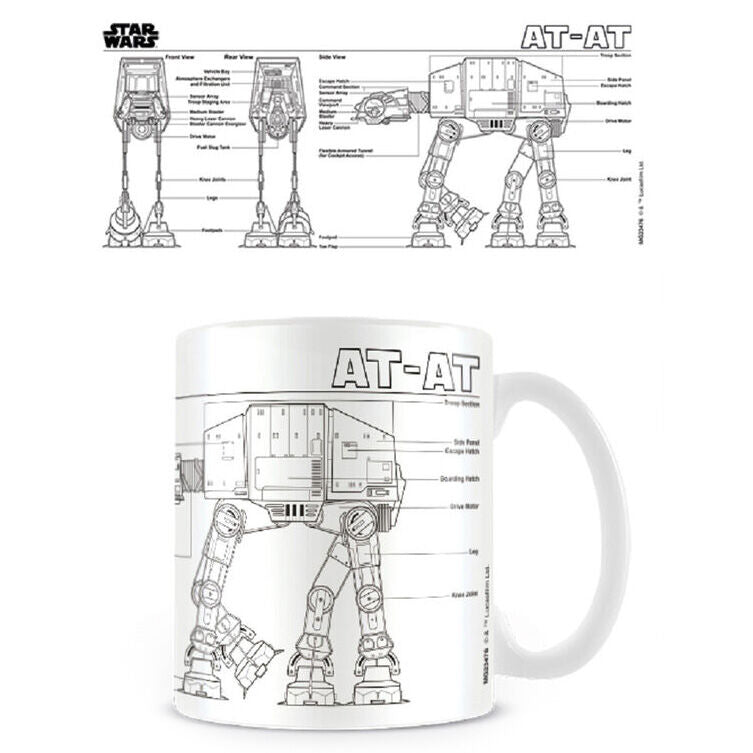 Star Wars AT-AT Sketch mug