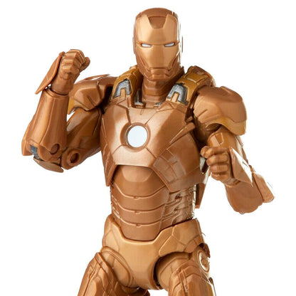 Marvel The Infinity Saga Iron Man 3 Happy Hogan and Iron Man Mark XXI set 2 figures 15cm