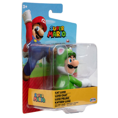 Nintendo Super Mario Cat Luigi figure 6,5cm