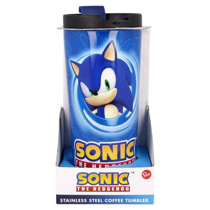 Sonic The Hedgehog stainless steel coffee tumbler 425ml