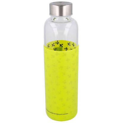 Minecraft silicone cover glass bottle 585ml
