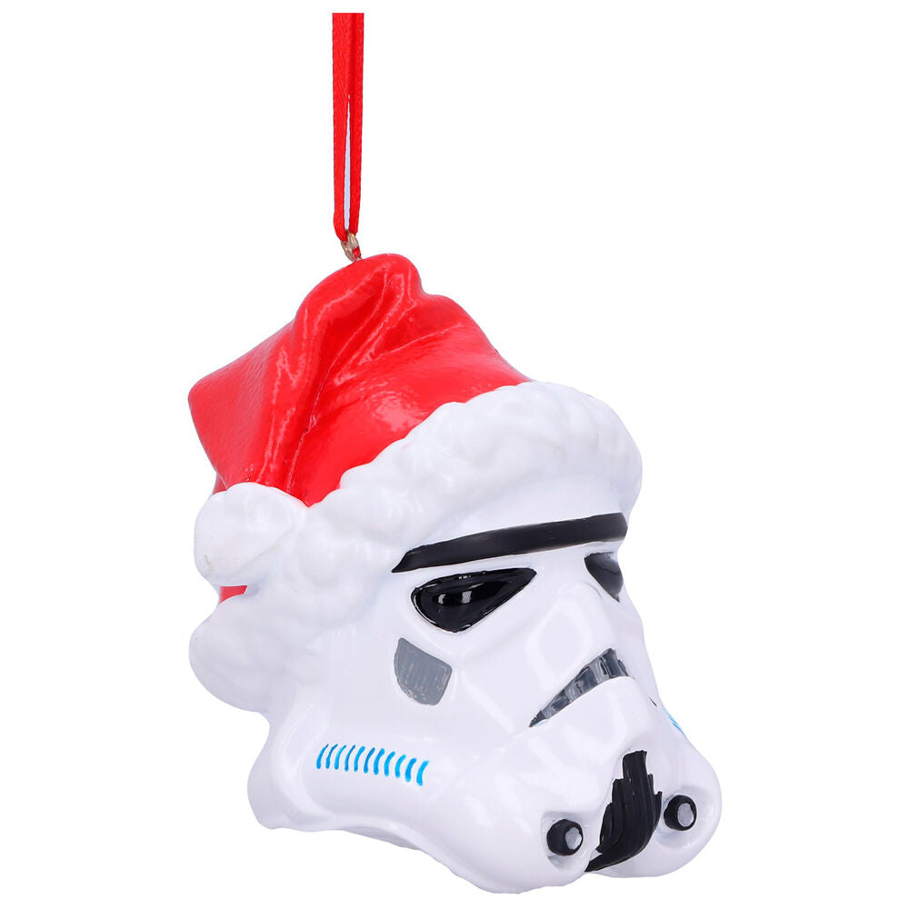 Stromtrooper Santa Hat Christmas hanging ornament