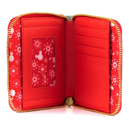 Loungefly Disney Snowman Mickey Minnie wallet