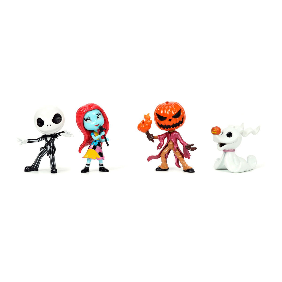 Nightmare Before Christmas set 4 figures metal 7cm