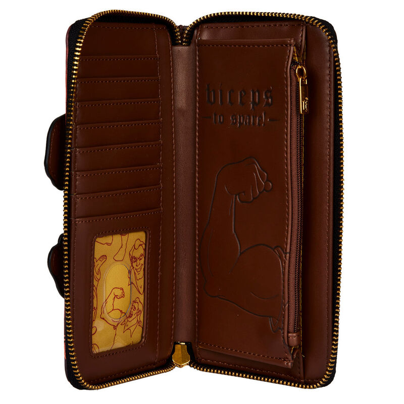 Loungefly  Disney Beauty and the Beast Villains Gaston Scene wallet