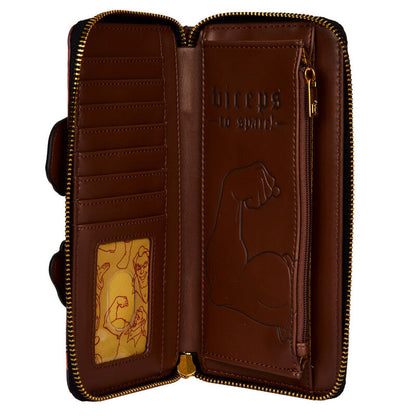 Loungefly  Disney Beauty and the Beast Villains Gaston Scene wallet