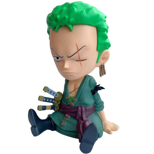 One Piece Roronoa Zoro money box figure 18cm