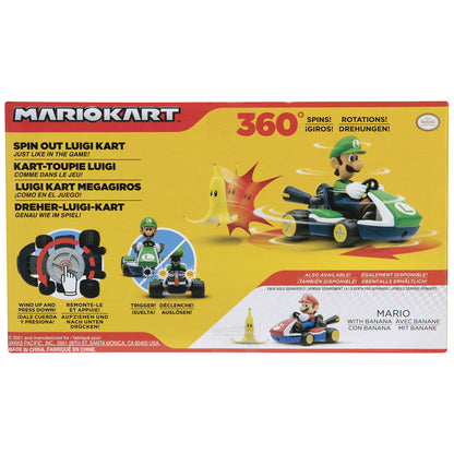 Mario Kart spinout Luigi Kart figure 6cm