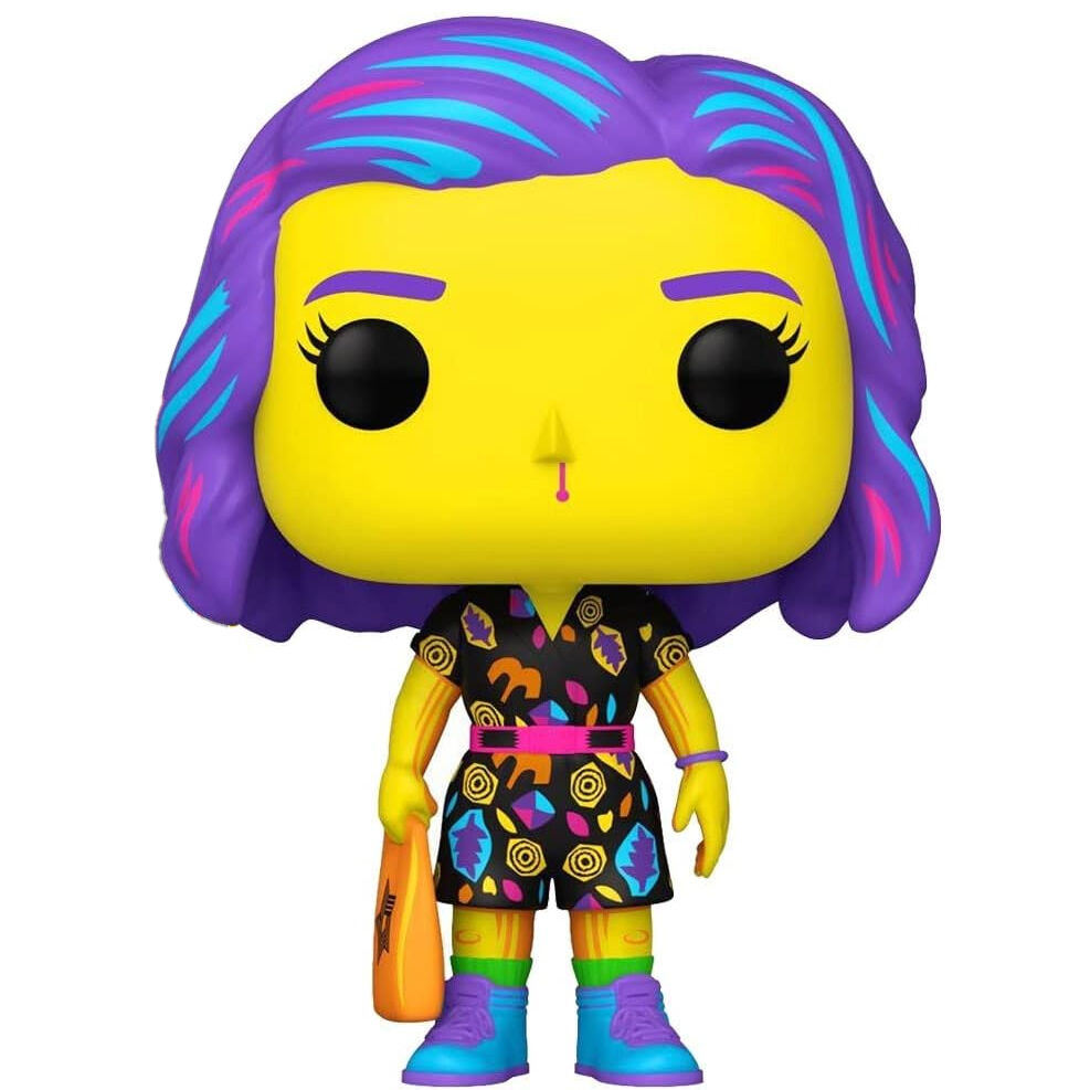 POP figure Stranger Things Eleven in Mall Outfit Black Light Exclusive 802
