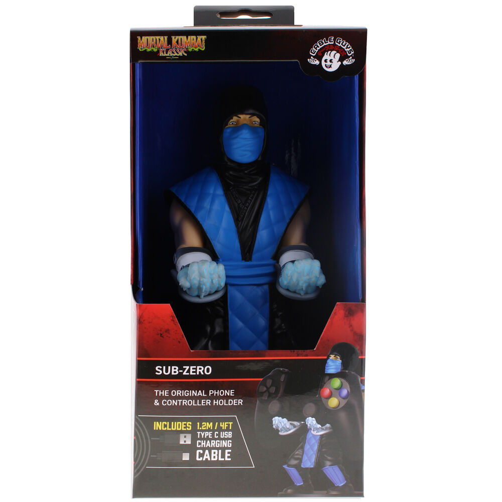 Mortal Kombat Sub Zero figure clamping bracket Cable guy 21cm