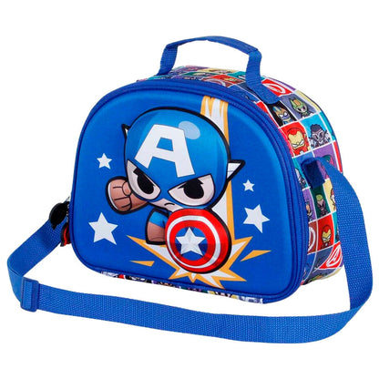 Marvel Avengers Captain America Punch 3D lunch bag