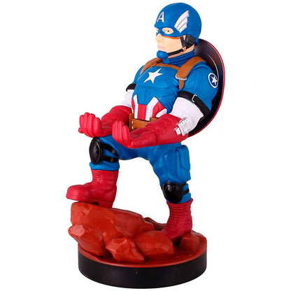 Marvel Captain America figure clamping bracket Cable guy 20cm