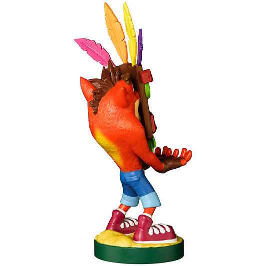 Crash Bandicoot Aku Aku figure clamping bracket Cable guy 20cm
