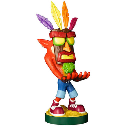 Crash Bandicoot Aku Aku figure clamping bracket Cable guy 20cm
