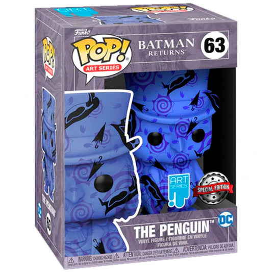 POP figure DC Comics Batman Return The Penguin Artist + Case Exclusive 63