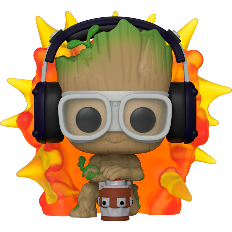 POP figure Marvel I am Groot - Groot with Detonator
