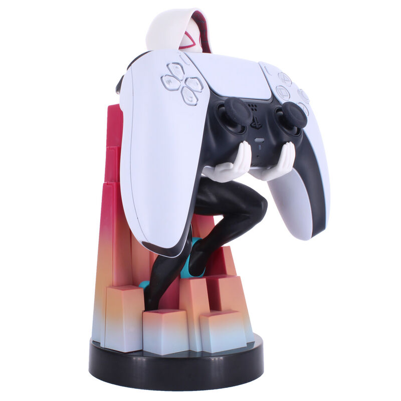 Marvel Spiderman Spider Gwen figure clamping bracket Cable guy 20cm