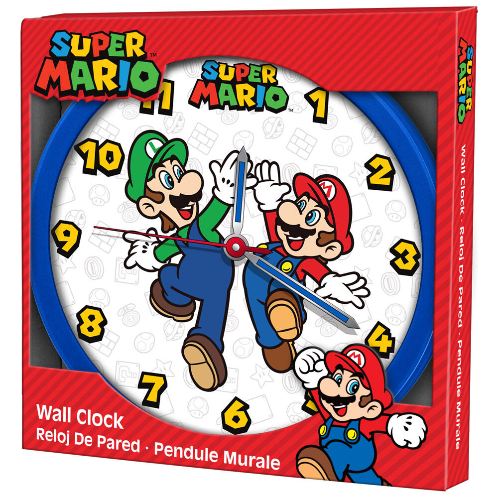 Super Mario Bros wall clock