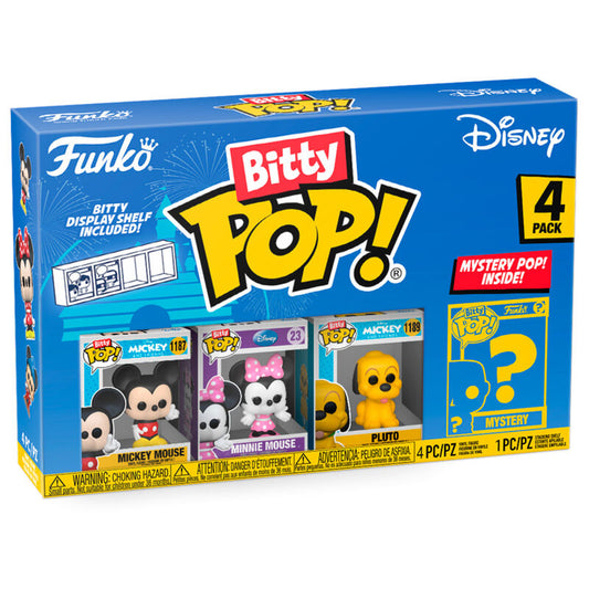 Blister 4 figures Bitty POP Disney Mickey