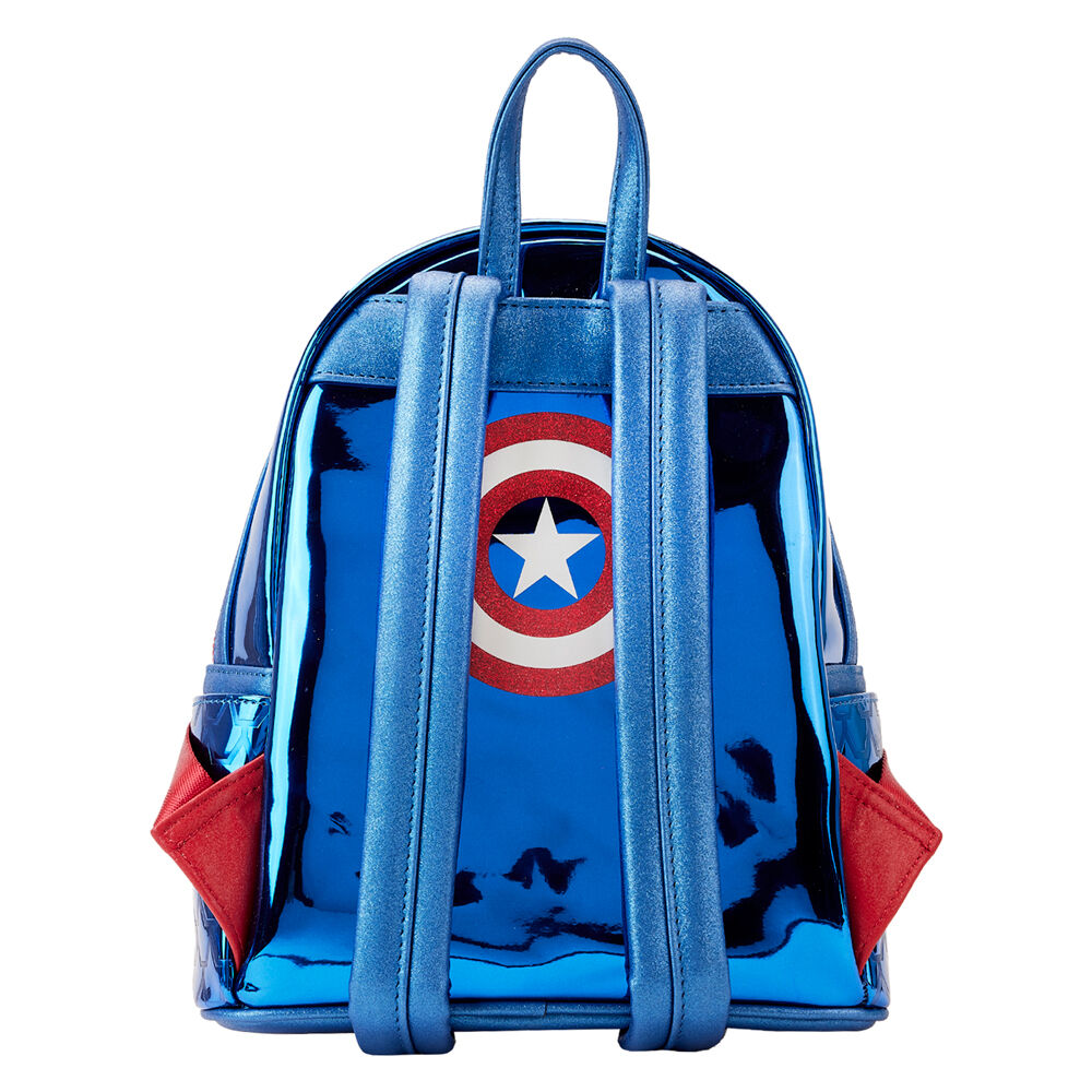 Loungefly Marvel Captain America metallic backpack 26cm