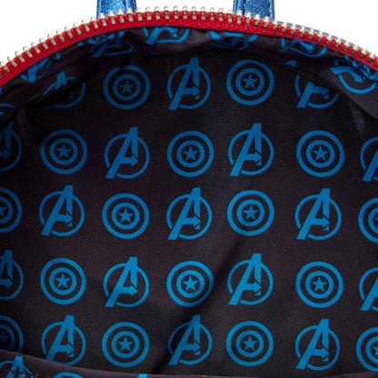 Loungefly Marvel Captain America metallic backpack 26cm