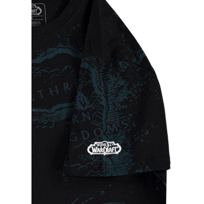 World Of Warcraft Azeroth Map t-shirt