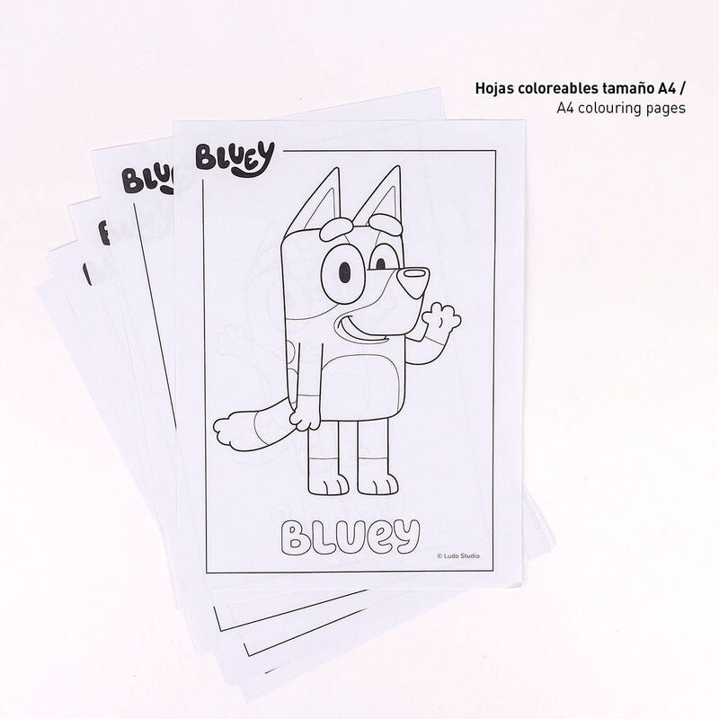 Bluey Colouring stationery set