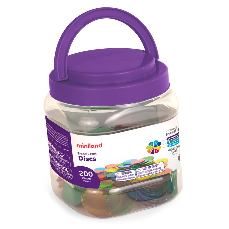 Translucent Discs Pot 200pcs