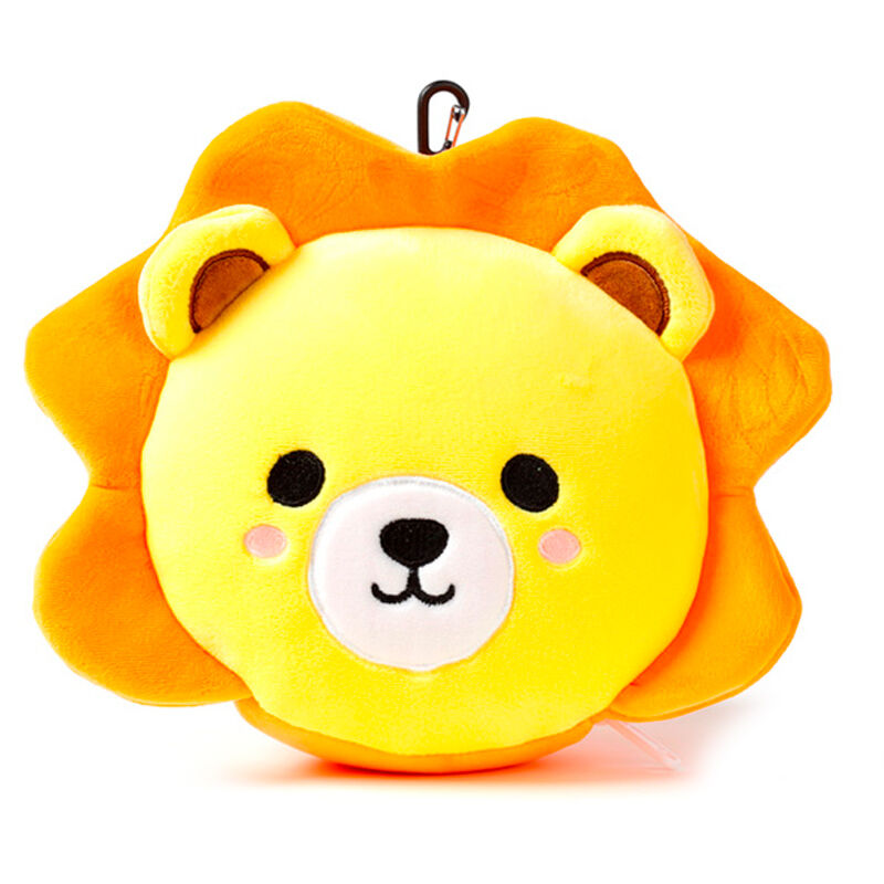 Relaxeazzz Adoramals Lion travel pillow eye mask