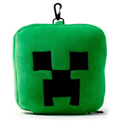 Relaxeazzz Minecraft Creeper travel pillow eye mask