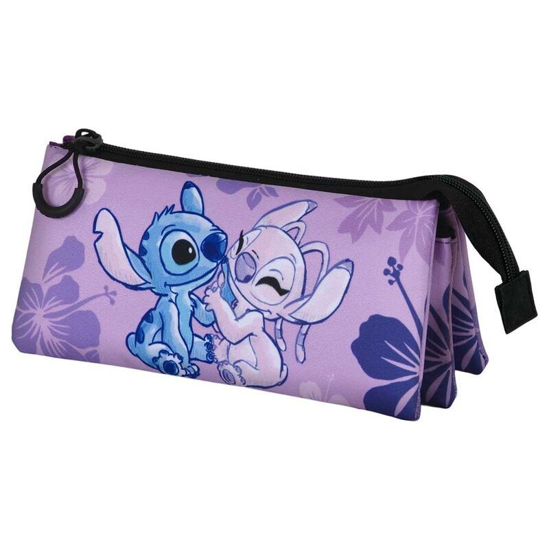 Disney Stitch Stitch & Angel triple pencil case