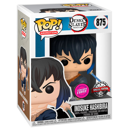 POP figure Demon Slayer Kimetsu no Yaiba Inosuke Hashibira Exclusive 875 Flocked Chase