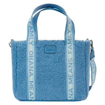 Loungefly Disney Stitch plush tote bag with coin bag